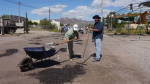 Antonio a Civil Engineer from  Guaymas donates time & material